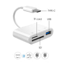 Type-C OTG SD TF Card Reader Adapter High-Speed Data Transfer for Macbook Android