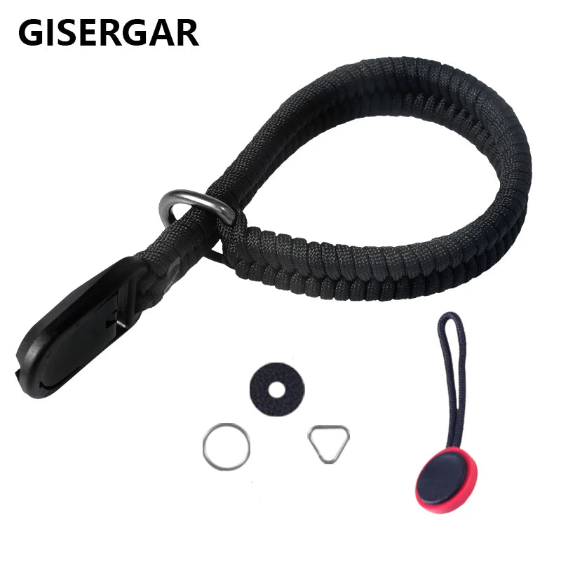 GISERGAR Hand-Woven Camera Wrist Strap – Adjustable Quick Release Shoulder & Neck Rope for DSLR