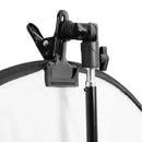 Light Stand Attachment 1/4 to 3/8 Screw Reflector Clamp Clip Holder for Flash & Umbrella