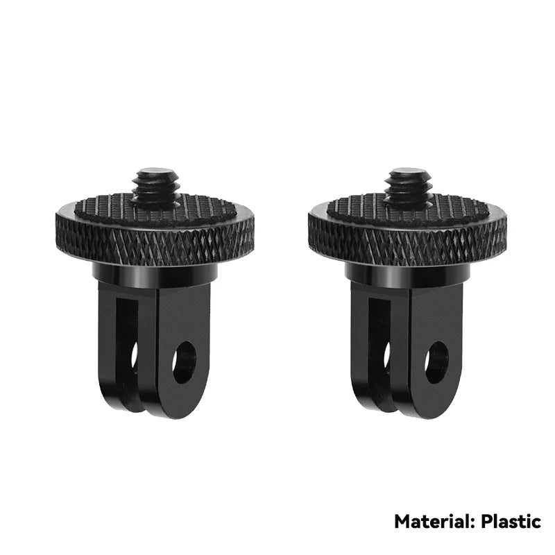 SZKOSTON 1/4 Inch Screw Tripod Adapter – 360° Rotating Mount for GoPro, Insta360, DJI
