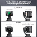 Sports Camera Filter for DJI Osmo Pocket 3 UV CPL ND/PL Black Mist 1/4 Adjustable ND2-32 ND32-512