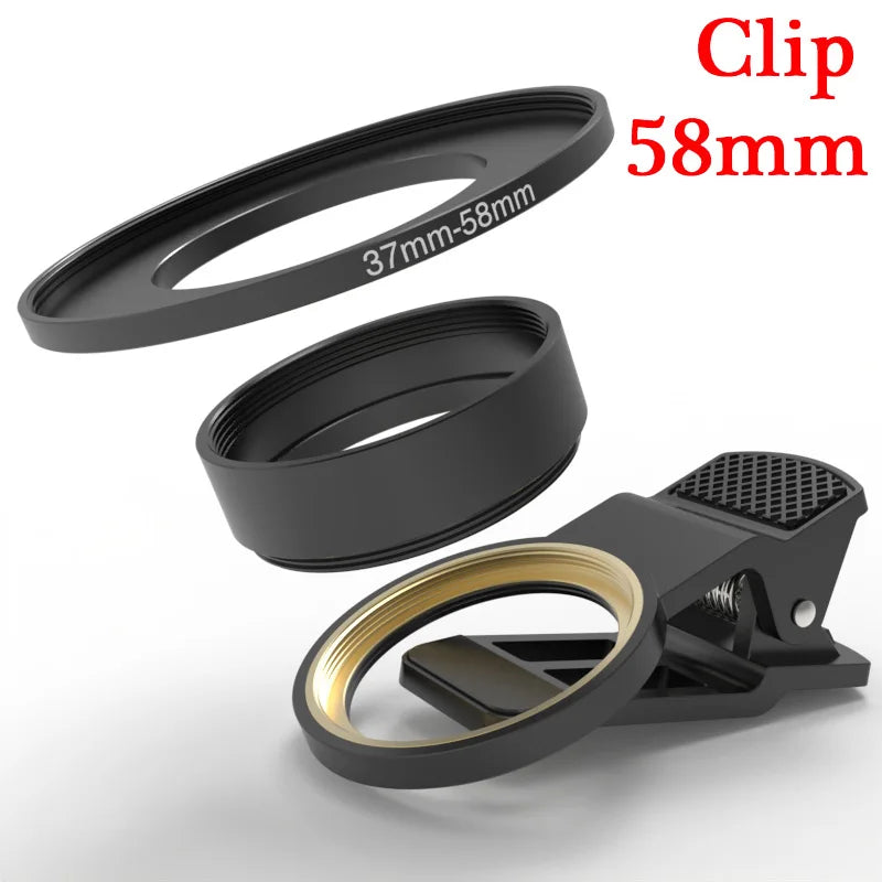 Kaleidoscope Prism Filter 49mm–77mm Glass Creative Lens Effect for DSLR Cameras & Phones