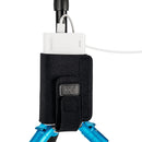 Equipment Mounting Strap with Cable Cradle – Power Bank Holder for Tripod & Light Stand