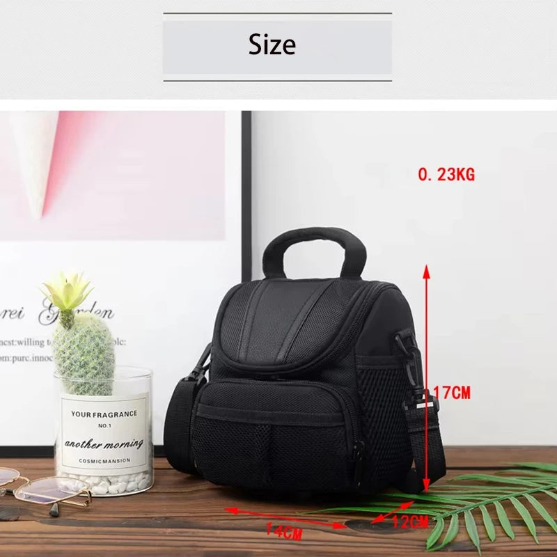 Camera Shoulder Bag for Canon, Nikon, Sony DSLR & Mirrorless Cameras – Shockproof Nylon Case