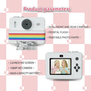 Mini Instant Print Kids Camera with 2.8" Screen, 1080P Video & Thermal Printer – 1500mAh Battery