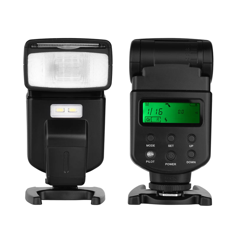 ANDOER GN40 Flash Speedlite – Adjustable LED Light for Canon, Nikon, Olympus & Pentax DSLR Cameras