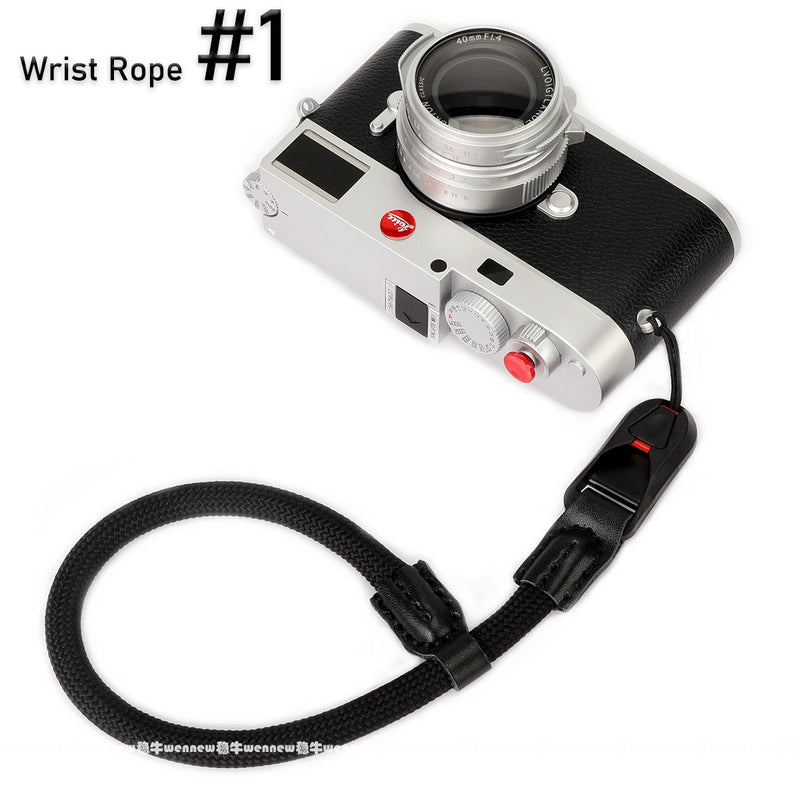 WENNEW Nylon Rope Camera Strap – Quick Release Wrist for Fujifilm, Sony, Nikon, Canon