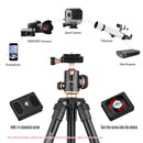 ANDOER Q160SA Camera Tripod with Panoramic Ball Head – Lightweight & Portable for DSLR & Cameras