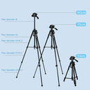 Aluminum Phone & Camera Tripod 140CM with Quick Mount Plate for DSLR, SLR & Smartphone