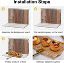 42x30cm Photography Backdrop Board 7 Pcs 2 Sided Photo Background Set 14 Wood Grain Waterproof Props