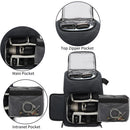 Waterproof Camera Backpack for DSLR Mirrorless with Laptop & Tripod Storage, Travel-Ready Bag