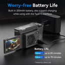 Camera Cooling Fan System CA25 for Sony Canon Fujifilm Nikon – Dual Speed, OLED Display