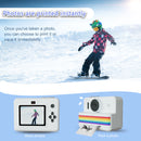Mini Instant Print Kids Camera with 2.8" Screen, 1080P Video & Thermal Printer – 1500mAh Battery