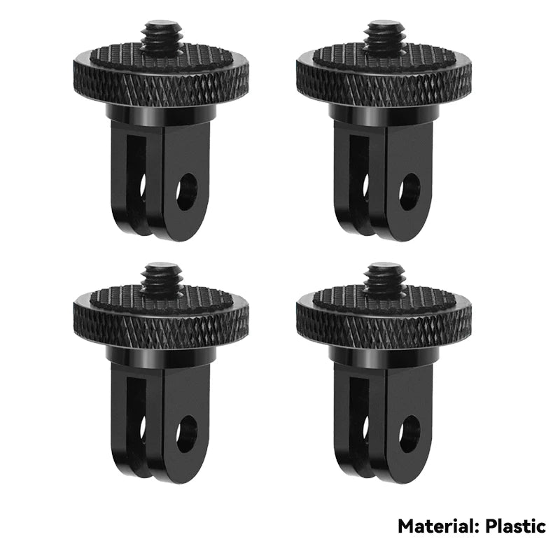 SZKOSTON 1/4 Inch Screw Tripod Adapter – 360° Rotating Mount for GoPro, Insta360, DJI