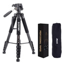 ZOMEI Q188 188cm Professional DSLR Tripod with Phone Holder – Video & Photography Stand