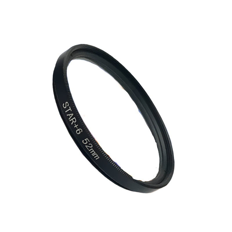 Lightdow 6-Line Star Filter for DSLR Camera Lens – Creates Starburst Effect for Canon, Nikon, Sony