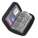 22-Slot Memory Card Case – Storage Holder for CF, SD, MicroSD, SDHC, MS, DS Gaming Cards