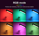 LUXCEO V8 Portable RGB Video Light 2000mAh Fill-in Lamp for Vlogging, YouTube, Selfies & Photo