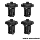 SZKOSTON 1/4 Inch Screw Tripod Adapter – 360° Rotating Mount for GoPro, Insta360, DJI