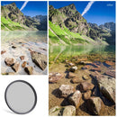 67mm Circular Polarizer Lens Filter – C Series CPL Blue Coated for DSLR Camera Lenses
