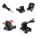 EXSKOF Tripod Mount Adapter & Quick Release for GoPro Hero 12/11/10/9, Insta360, DJI Osmo