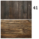 Double-Sided Marble Photography Backdrops 57x87cm Waterproof Photo Studio Props Wood Grain