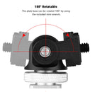 ANDOER Mini Monitor Mount Tripod Head – Cold Shoe Adapter with 1/4" Screw for Camera Accessories