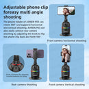P03 Smart Auto Face Tracking Desktop AI Gimbal – 360° Rotation for Smartphone & Action Camera