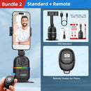 P03 Smart Auto Face Tracking Desktop AI Gimbal – 360° Rotation for Smartphone & Action Camera