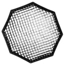 Triopo 90cm Octagon Softbox with Grid – Foldable Speedlite Soft Box for Godox V1, AD200, Yongnuo 560