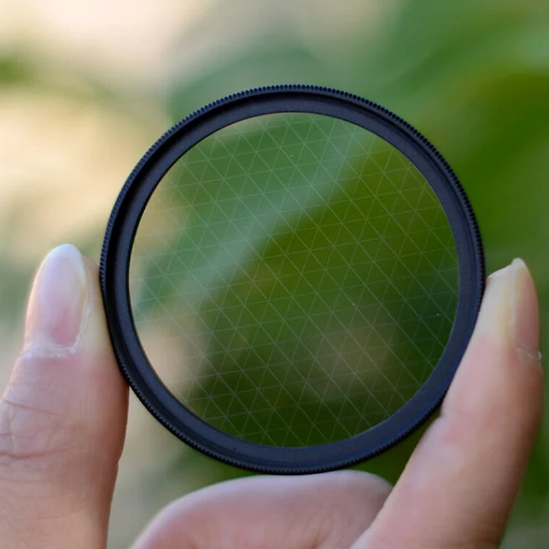 Lightdow 6-Line Star Filter for DSLR Camera Lens – Creates Starburst Effect for Canon, Nikon, Sony
