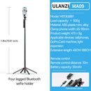 1.8m Bluetooth Selfie Stick Tripod with Remote & Ball Head for iPhone & Android Smartphones