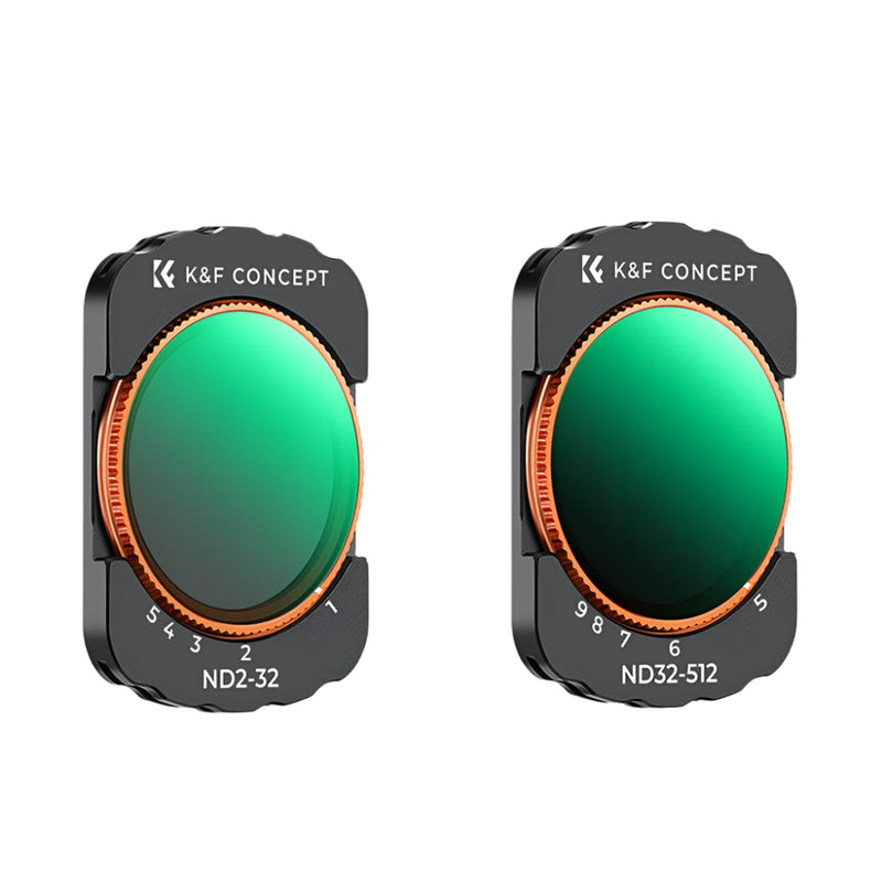 K&F Concept Magnetic ND2-32 ND32-512 Filter Kit – UV, CPL, Black Mist for DJI Osmo Pocket 3