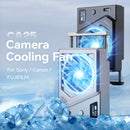 Camera Cooling Fan System CA25 for Sony Canon Fujifilm Nikon – Dual Speed, OLED Display