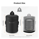 Waterproof Camera Lens Pouch Case – Shockproof Zipper Bag for DSLR Lenses