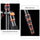 Carbon Fiber Camera Tripod for DSLR - Lightweight Travel Tripod with with 360° Panorama Ball Head