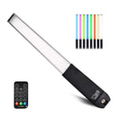 LUXCEO Q508A RGB Light Stick 36-Color 3000K-6000K LED Wand with Remote for YouTube & TikTok Vlog