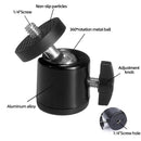360° Mini Ball Head with 1/4-inch Mount