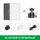 Ulanzi VL120 RGB Video Light 2500K–9000K Dimmable LED Camera Fill Light with 20 Lighting Effects