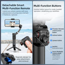 AXNEN M02 3-Axis Smartphone Gimbal – Stabilizer with Tripod & Remote for iPhone/Android