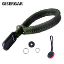 GISERGAR Hand-Woven Camera Wrist Strap – Adjustable Quick Release Shoulder & Neck Rope for DSLR