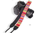 Adjustable Cotton Leather Camera Shoulder Strap for DSLR & SLR – Compatible with Sony, Nikon, Canon