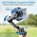 AOCHUAN XE 3-Axis Handheld Gimbal Stabilizer – Smartphone Stabiliser with Light & Face Tracking