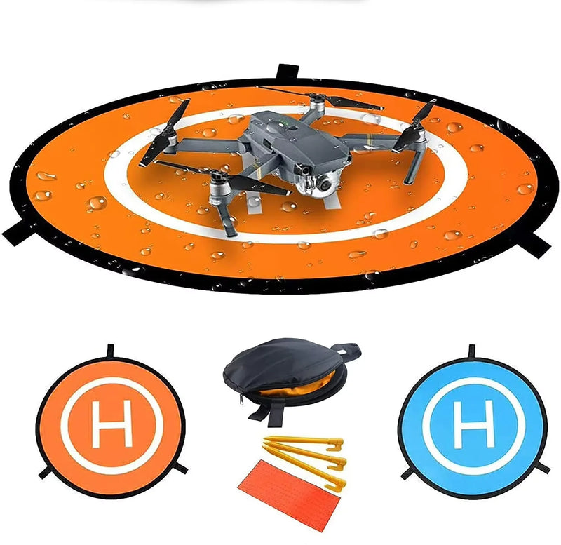 LENSOLOGY Foldable Drone Landing Pad – 75/55/90/110cm for DJI Mini & FIMI Drones