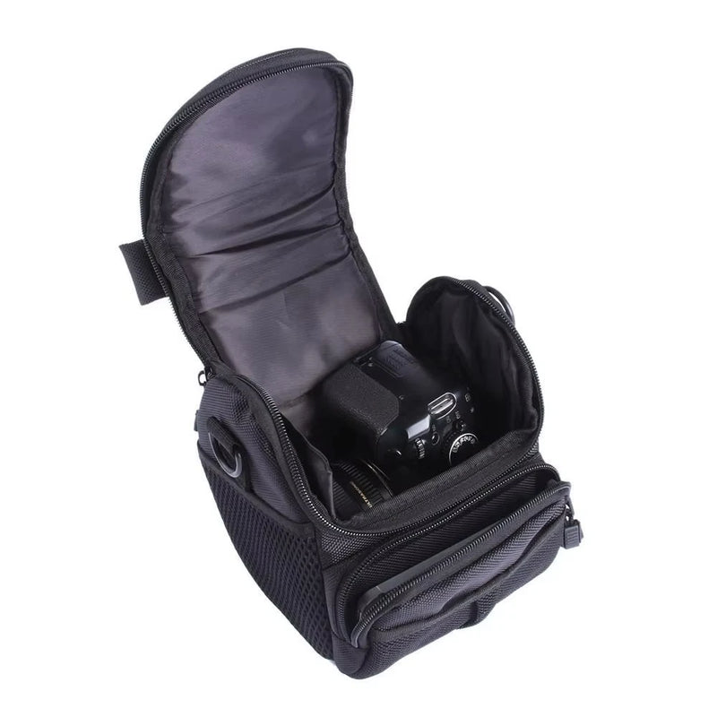 Camera Shoulder Bag for Canon, Nikon, Sony DSLR & Mirrorless Cameras – Shockproof Nylon Case