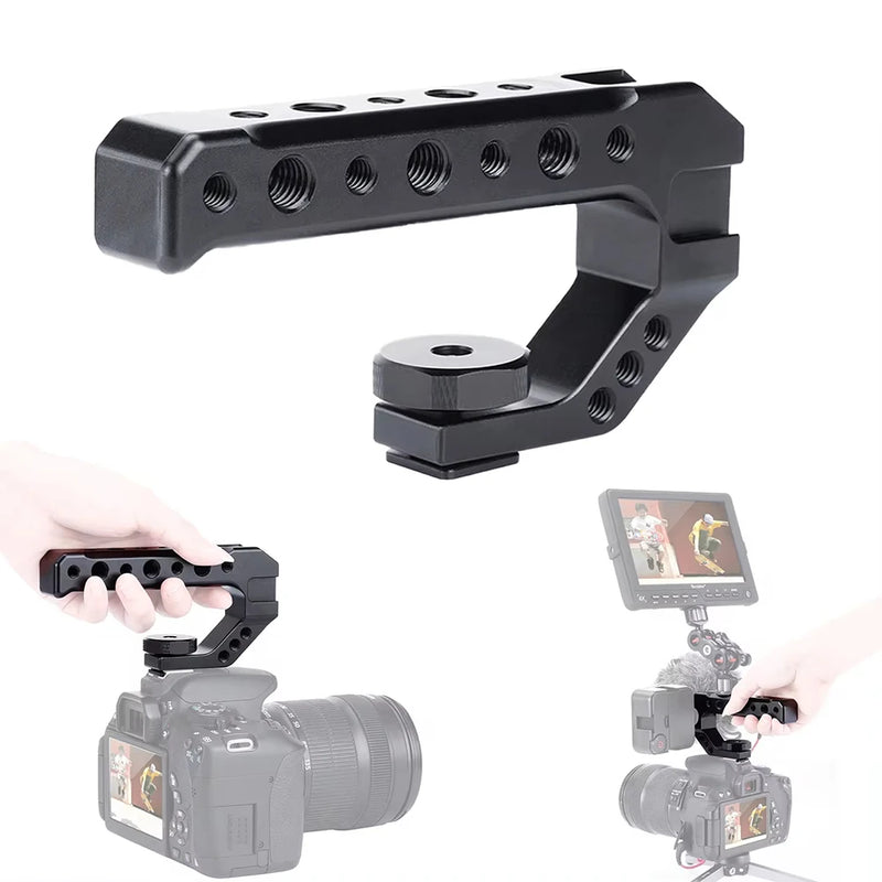 Adattatore Cold Shoe Con Vite 1/4 - Supporto Per Monitor Fotocamera, Luci E Microfoni - Foto 4