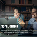 LUXCEO WS66 Webcam Light – Adjustable LED Panel for Zoom Calls, Streaming & Video Conferencing