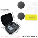 Silicone Lens Dust Cover with Tempered Film for DJI Osmo Action 4/5 Pro – Anti-Slip Protection