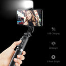 XIAOMI Bluetooth Selfie Stick Tripod with LED Light & Remote for Android & iOS Phones