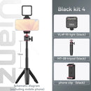 Mini LED Video Light 6W Rechargeable Fill Light with Cold Shoe Mount – 5500K for Vlogging